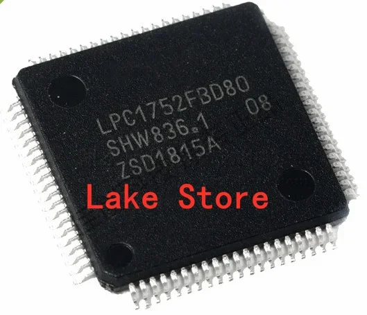 5 unidades/lote LPC1752FBD80 LPC1752FBD LPC1752 QFP
