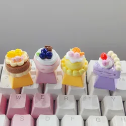 Teclas Mecánicas Hechas a Mano – Pasteles y Postres, Perfil Escalonado