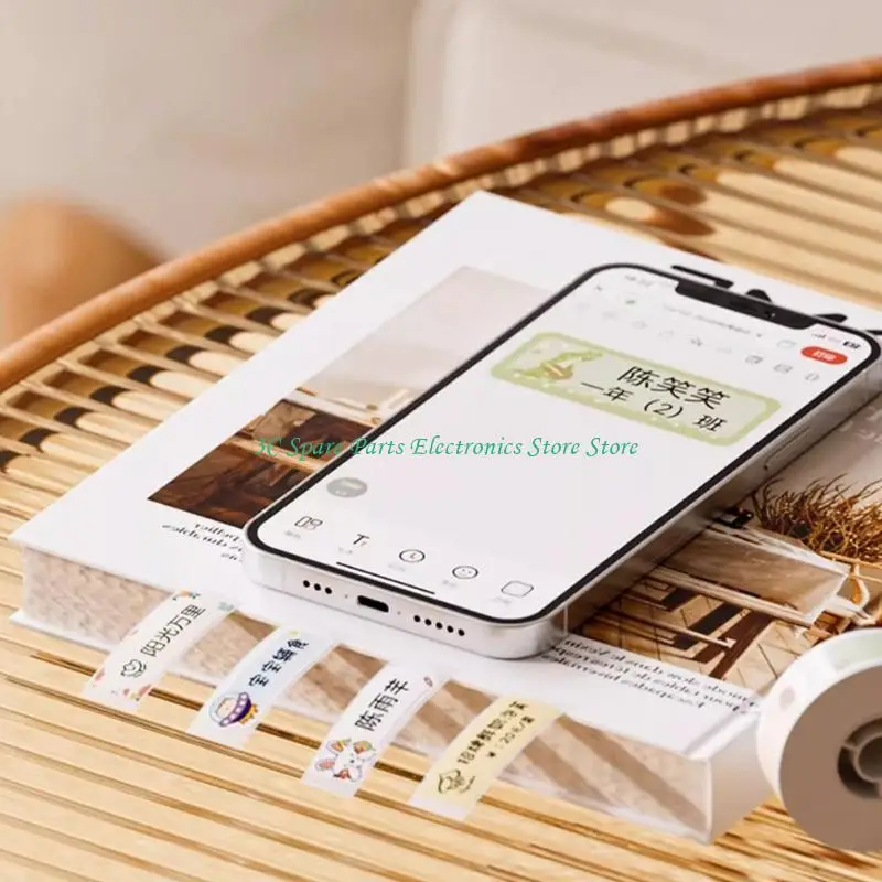 SZ Etiquetas etiquetas pegatinas inalámbricas con tecnología Thermals para logística domiciliaria y etiquetado pequeñas - imagen 5