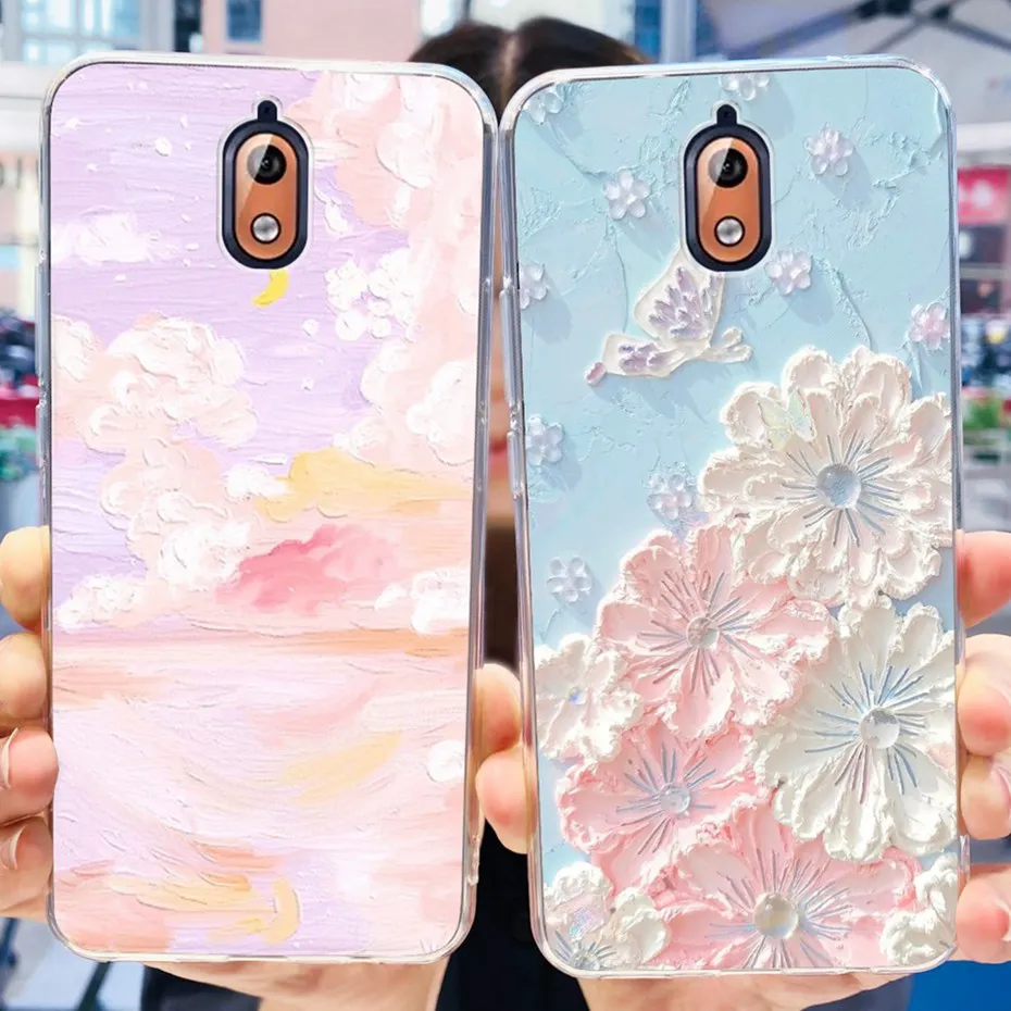 Funda con estampado encantador para Nokia 3,1 3, funda trasera de silicona suave TPU para Nokia3.1 Nokia3 TA-1032 TA-1028 TA-1049 TA-1057 - imagen 4