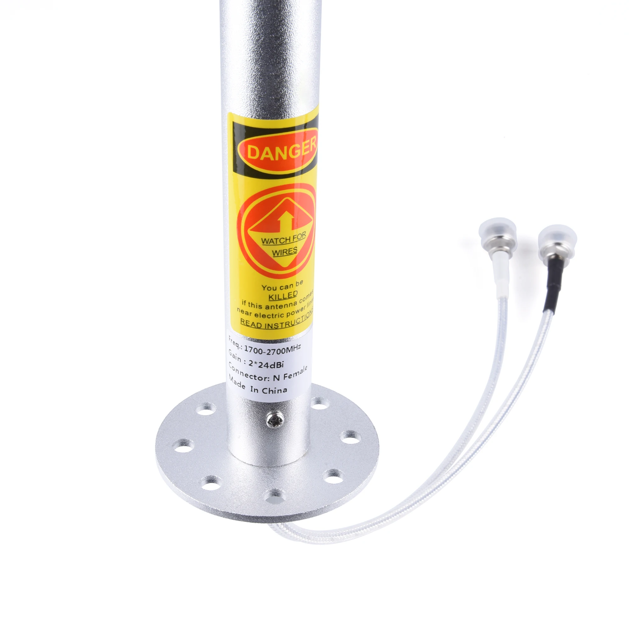 Antena exterior externa 2×24dBi 3G/4G LTE 1700-2700MHz - 2×N hembra con cable de extensión para módem/enrutador - imagen 5