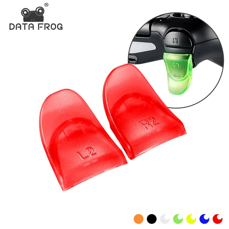 DATA FROG 1 par L2 R2 botón de disparo de extensión para PS4/PS4 Pro/PS4 controlador delgado Gamepad extensor accesorios clave - imagen 3