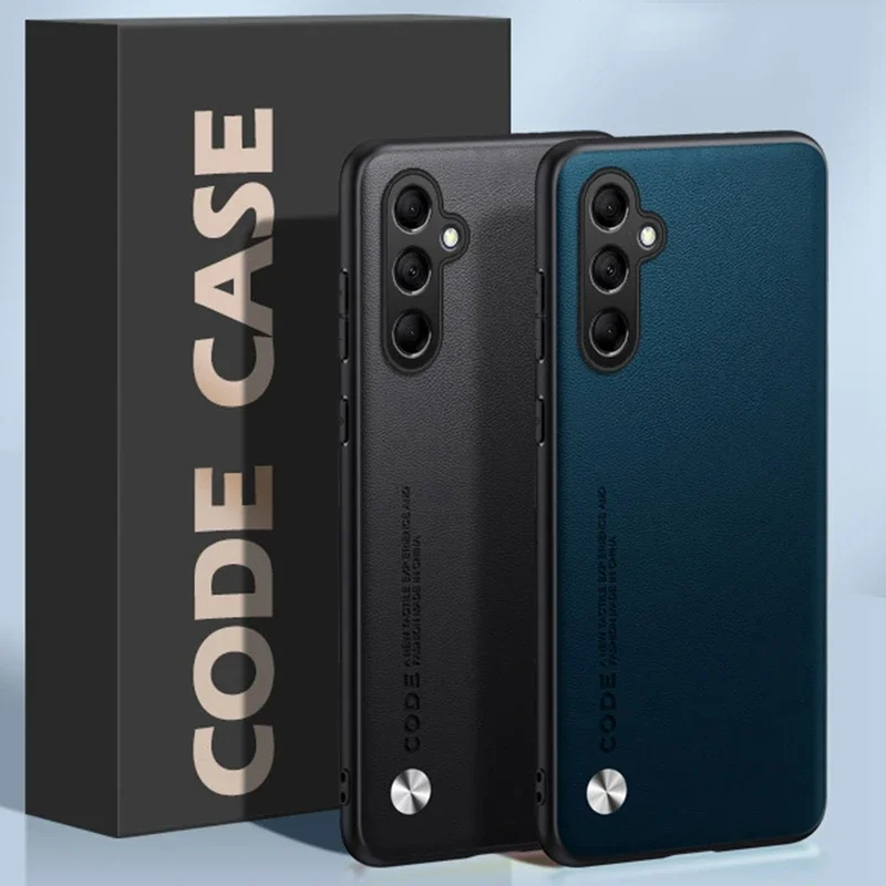 Funda de cuero PU de lujo para Samsung Galaxy M14 M34 M54 5G, funda trasera mate de silicona TPU a prueba de golpes, funda protectora para teléfono - imagen 4
