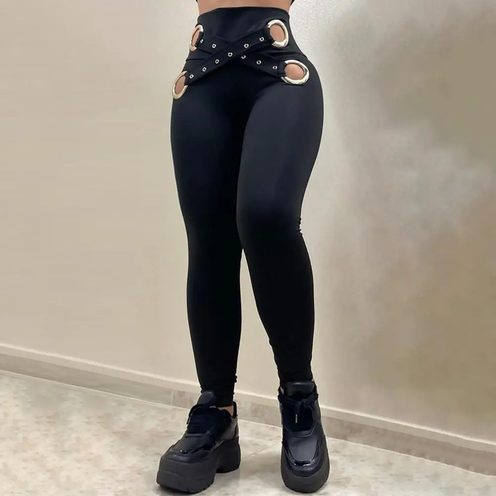 Pantalones de lápiz cómodos para mujer, pantalones casuales suaves, cintura alta, levantamiento de cadera, pantalones largos, ropa de calle - imagen 4