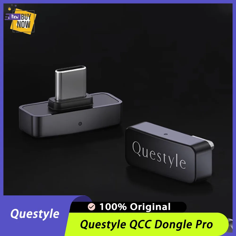Questyle QCC Dongle Pro LDAC sin pérdidas admite sonido Snapdragon Bluetooth 5,4 con transmisor AptX Dongle Pro disfruta de regalos LDAC