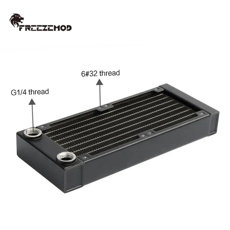 Disipador de calor de aluminio para enfriador de agua, fila de enfriador de líquido pequeño para radiador 80/160 para láser de impresión médica, SR-L de ventilador de 80mm que combina - imagen 5