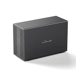 Blueendless Caja Disco Duro Externo Dual Bay USB 3.0 – Disipación Calor 3.5″