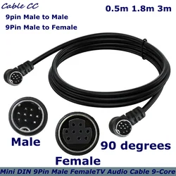 Cable S-Video DIN 9 Pines para Cámara, Proyector y Receptor