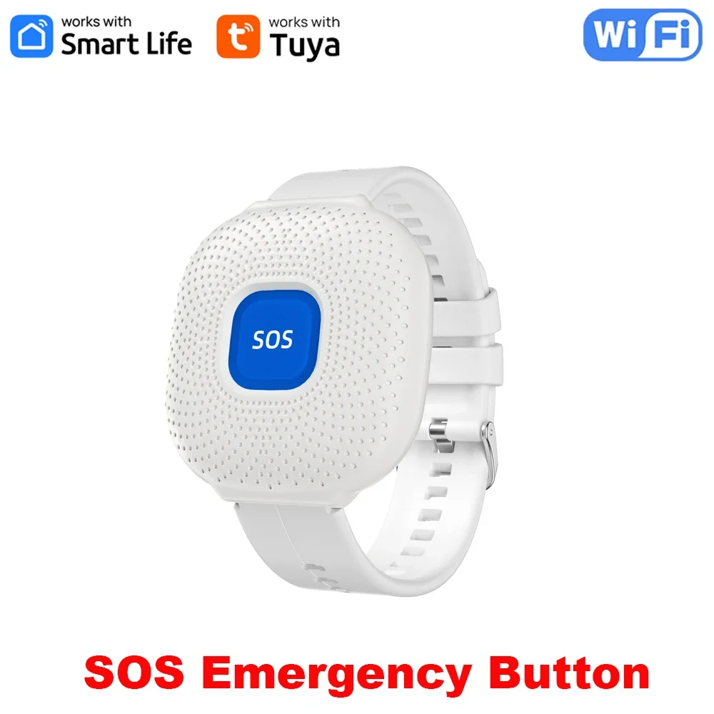 Pulsera SOS de seguridad inteligente Tuya con Wifi, resistente al agua, alerta de emergencia, reloj SOS, alarma de caída para personas mayores, llamada SOS, botón de pánico