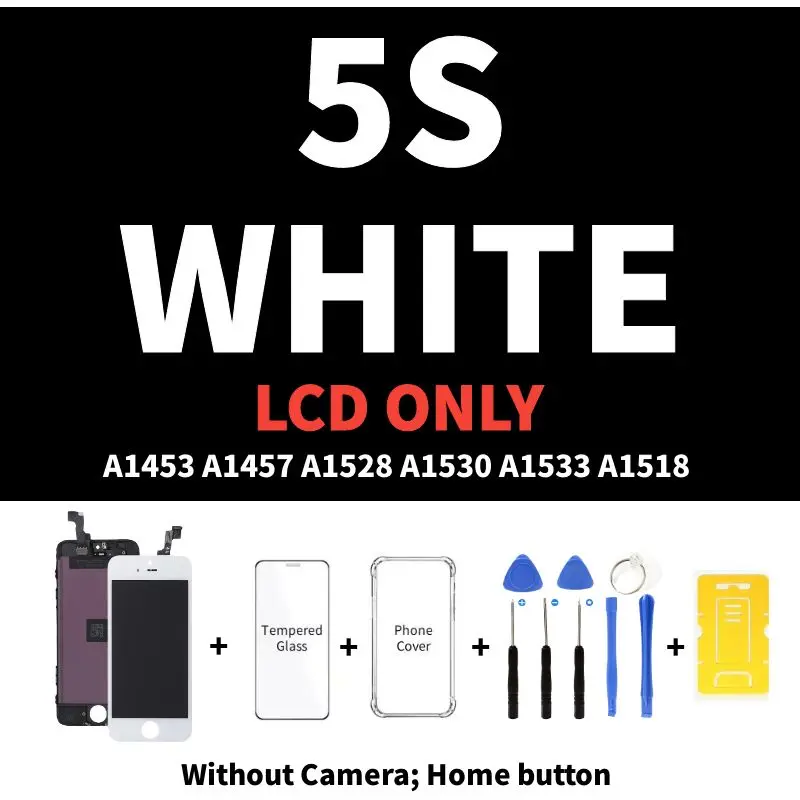 5S White LCD Only