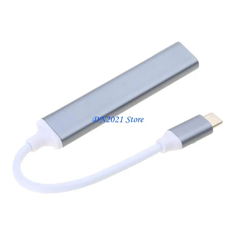 F3KE USB HUB 4 Puerto Splitter USB USB3.0 USB2.0 Adaptador TypeC para mouse tableta del teléfono