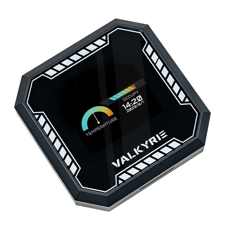 VALKYRIE-enfriador de líquido B360 de 360mm, ARGB, todo en uno, CPU, pantalla IPS LCD de 2,0 pulgadas, compatible con LGA 1700 AMD AM5 - imagen 3