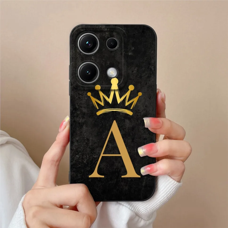 Funda de teléfono para Redmi Note 14S 4G, carcasa protectora antideslizante y anticaída estilo carta de lujo para Redmi Note14S 4G, Fundas Capa - imagen 3