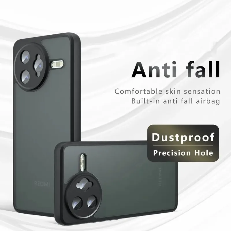 Para POCO F7 funda de teléfono acrílica Ultra mate para Xiaomi POCO F7ultra F7 Pro a prueba de golpes transparente duro cubierta de PC parachoques - imagen 2