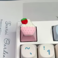 4 Uds. De gafas rosas bonitas, teclas de cerdito, interruptor Cherry mx, ESC, eje transversal, dibujos animados, Anime Show, teclas de teclado mecánico