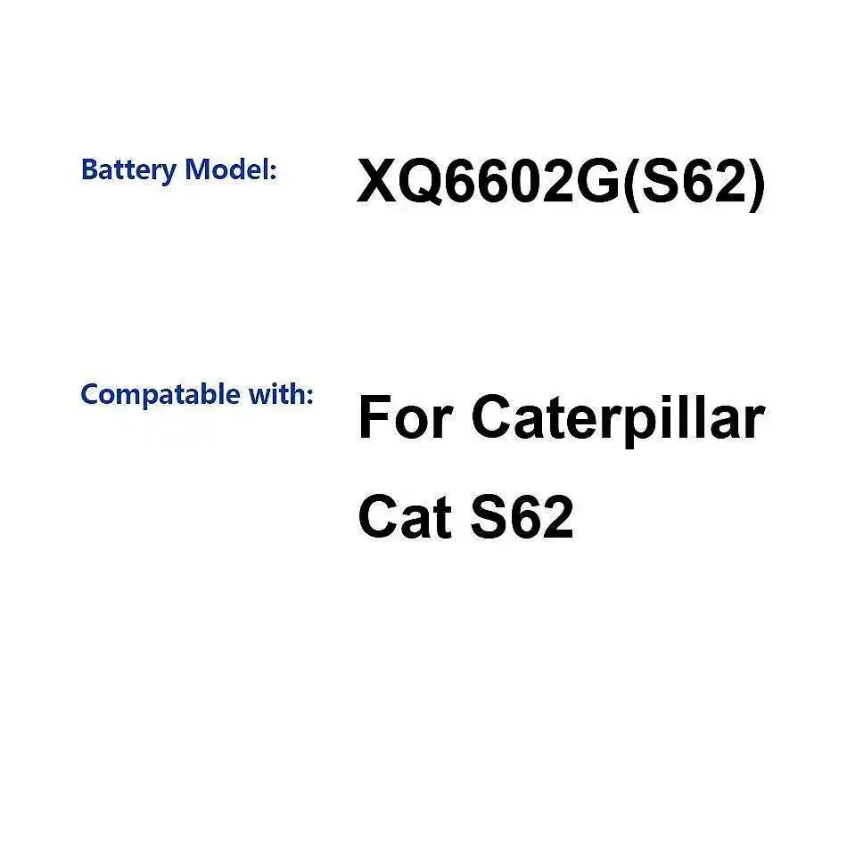 Batería ligera de larga duración para teléfono móvil Caterpillar Cat S62 XQ6602G 4050Mah