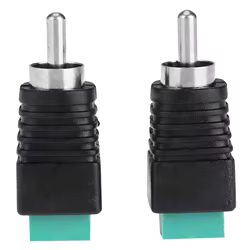 Adaptador Cable Audio RCA Macho Jack – Conexión para Altavoces