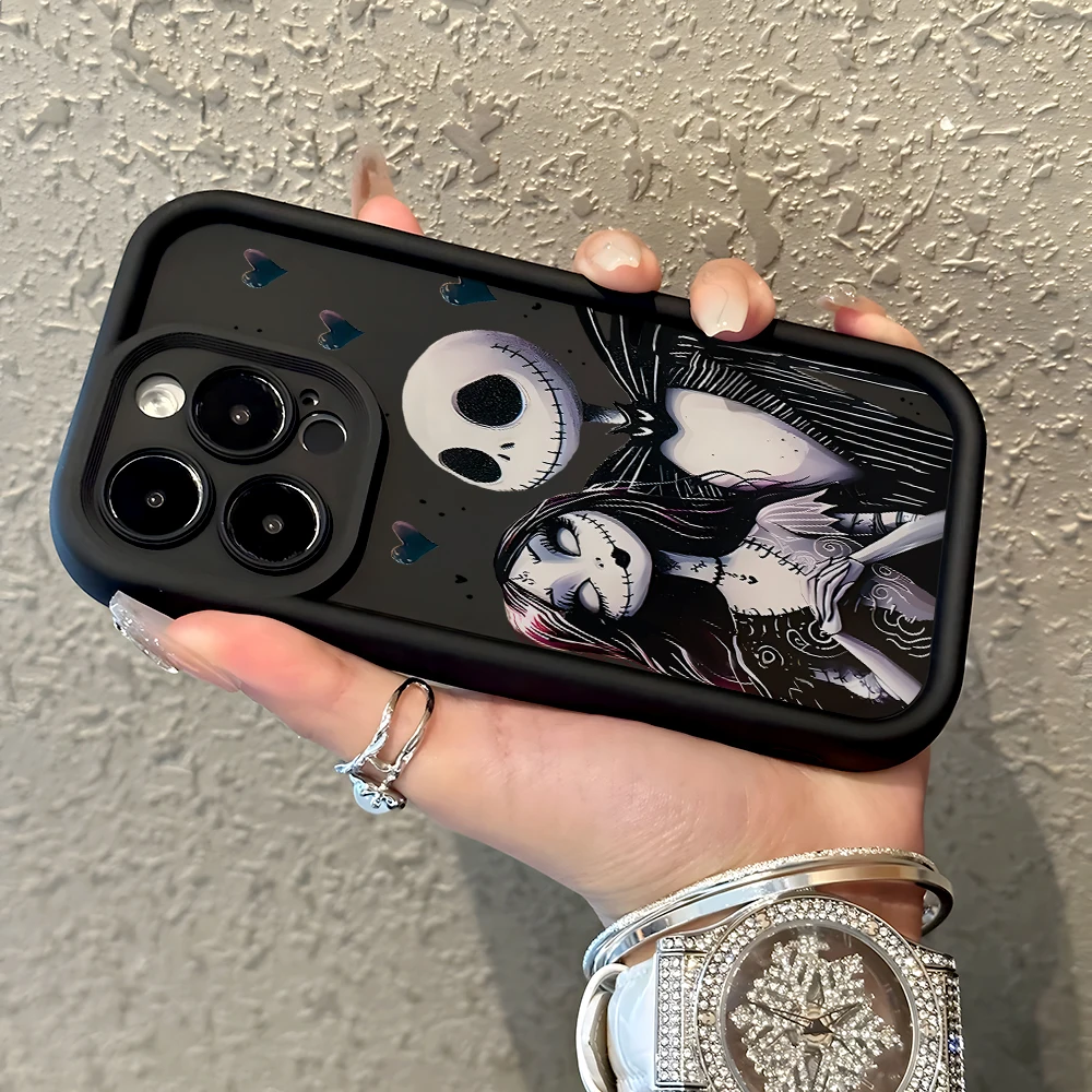 Funda de teléfono Corpse Bride Skeleton Love para Google Pixel 9 8 8A 7 7A Pro XL 5G, Funda suave de TPU a prueba de golpes - imagen 5