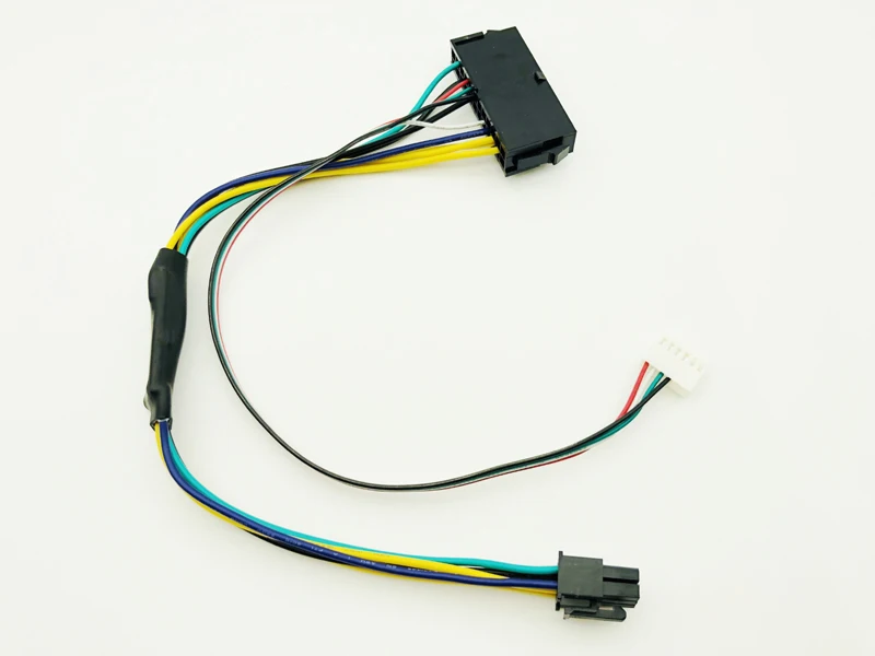 Adaptador de 2 piezas ATX de 24 pines a placa base, Cable de fuente de alimentación PSU de 2 puertos y 6 pines para estación de trabajo de servidor HP Z220 Z230 SFF, 30cm - imagen 5