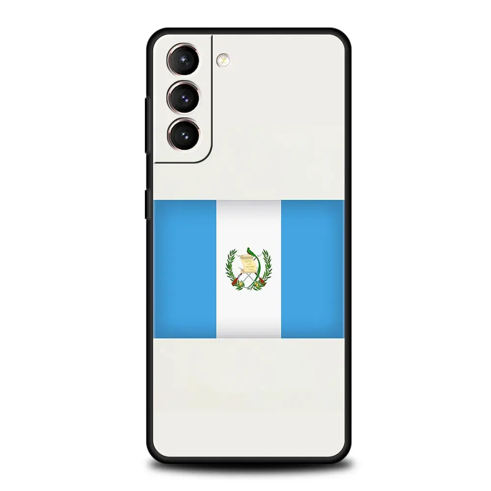 Funda de teléfono con bandera de Guatemala para Samsung Galaxy S25 Edge S24 S23 S22 S20 Ultra S21 FE 5G S10 Plus, funda suave de TPU - imagen 5