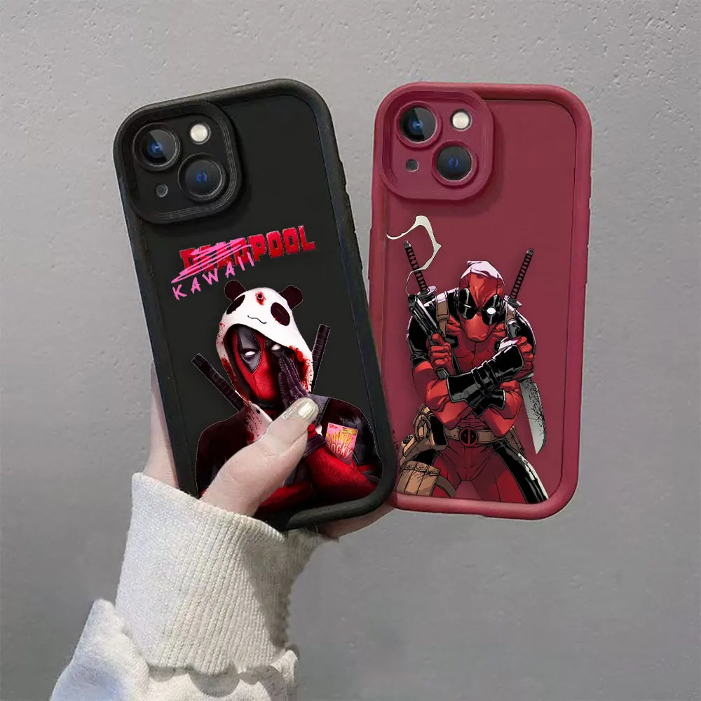 Funda de teléfono Marvel Deadpool para Xiaomi 11 12 12T 13 13T 14 14T LITE POCO F3 F5 X3 X5 X6 M6 C40 4G 5G TPU Funda Capa - imagen 2