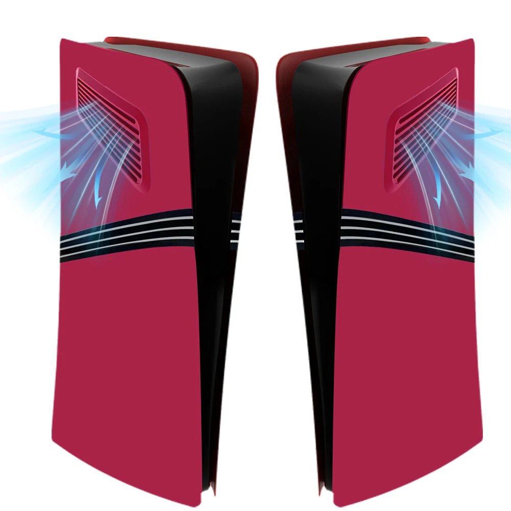 Para PS5 Pro funda frontal ABS estuche rígido carcasa protectora con ventilación de refrigeración para PS5 Pro disco/accesorios de edición Digital - imagen 5