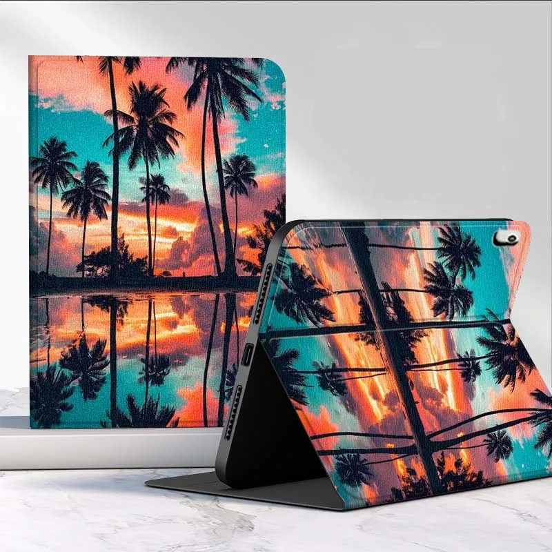 Funda reflectante de palma de puesta de sol para Lenovo Xiaoxin Pad Pro Tab M10 K10 Plus 3. ° Y700 Gen 11 11,2 11,5 12,7 8,8 pulgadas - imagen 2