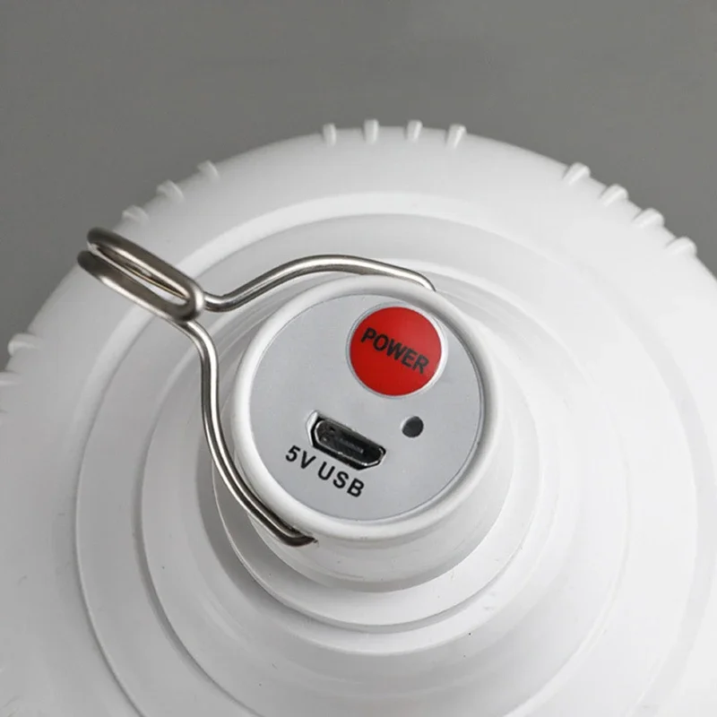 Lanterne à crochet LED Rechargeable par USB, lampe de Camping en plein air, lumières de secours portables, veilleuse 150W 200W, lampe LED Rechargeable par USB - imagen 4