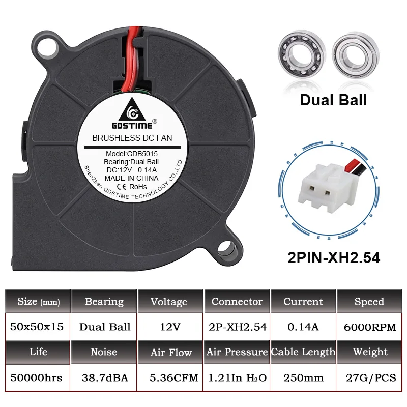 12V 2Ball 6000RPM