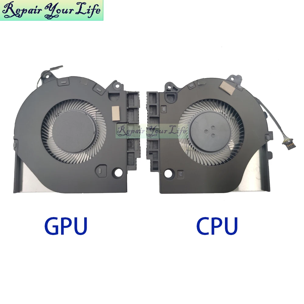 01JYXG 0203MH CPU GPU ventilador para Dell 15 5510 5511 5515 GTX1650 ventiladores de radiador de refrigeración para portátil DC5V EG75070S1-C660-S9A DFS5K22B156734 - imagen 3