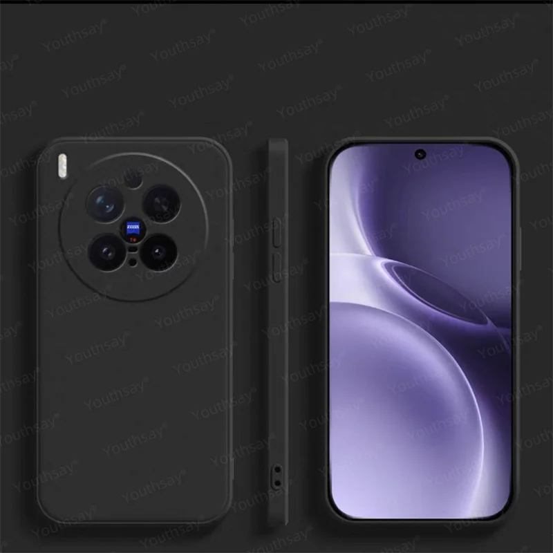 Para Vivo X300 Pro funda Vivo X300 Pro Fundas Shell Coque suave TPU Original funda de teléfono de silicona líquida Vivo X300 Pro - imagen 2