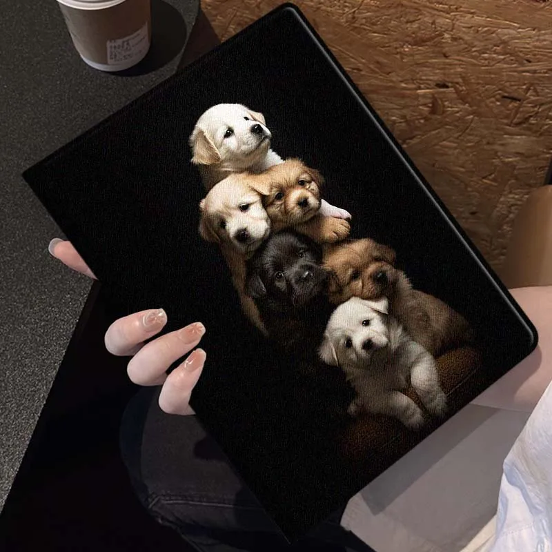 Diseño de perro Animal de dibujos animados para Samsung Galaxy Tab S11 S10 S9 S8 S7 S6 A10.1 A9 A8 A7 10,1 Lite FE Plus pulgadas funda para tableta - imagen 3