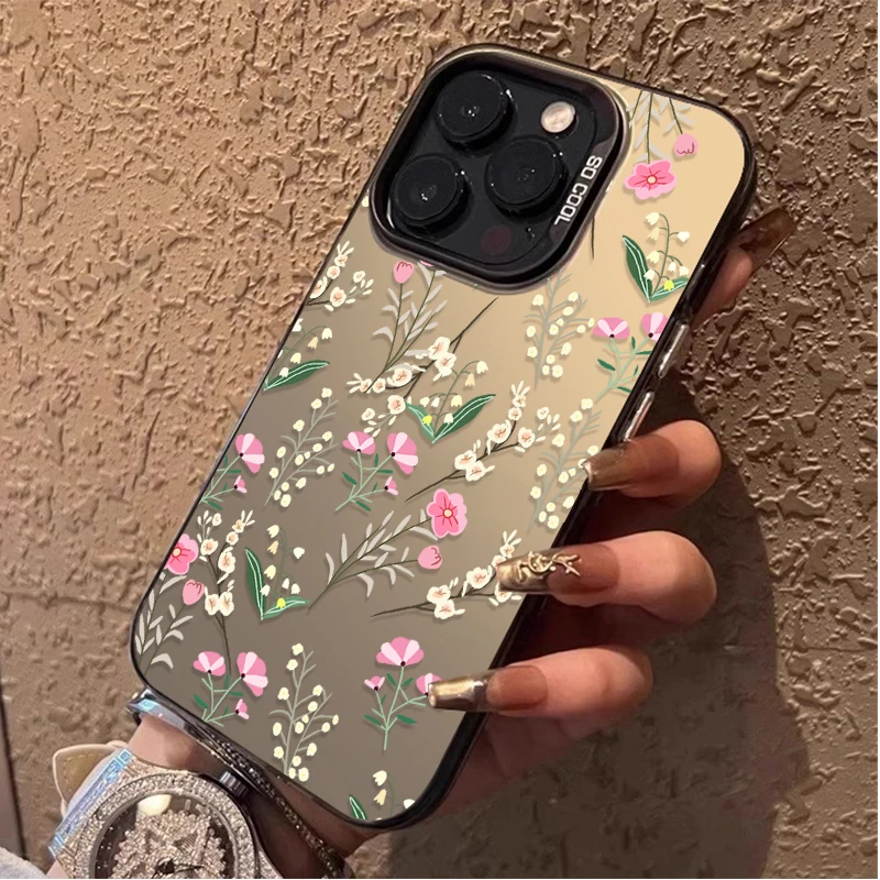 Hermosas flores funda rígida para Xiaomi 11 Lite 5G NE 14T POCO X6 M5S 14 13 13T 12T Pro X7 X5 X3 NFC F4 GT F5 F6 M6 Pro 4G Etui