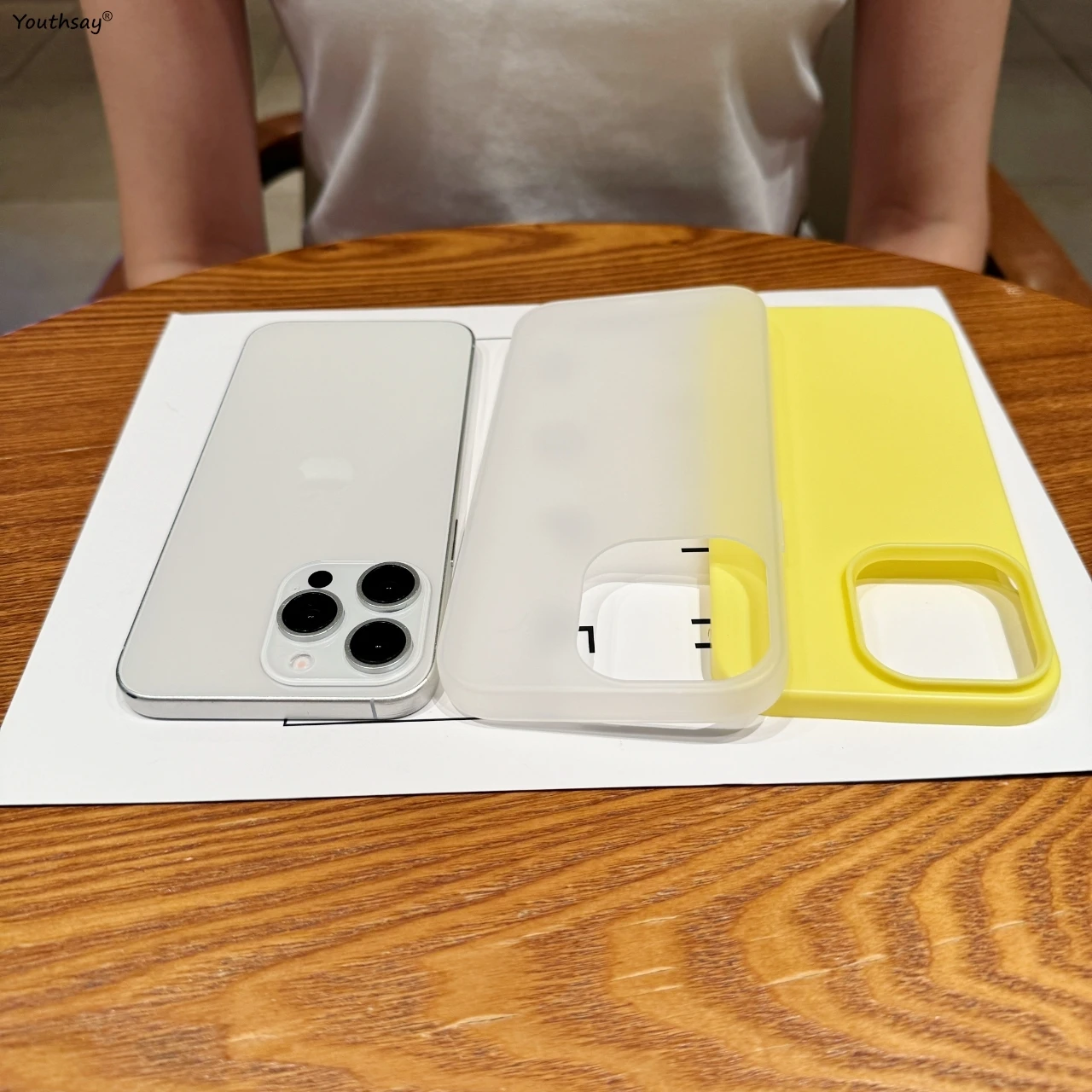 Funda de gelatina 2 en 1 de lujo para Realme 15 Pro, funda Realme 15 Pro, Fundas, funda trasera de PC transparente mate para teléfono Realme 15 Pro - imagen 4