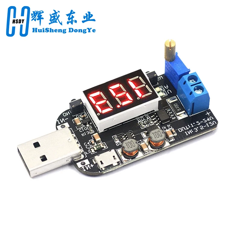 DC-DC CV CC 15W 5V a 1V 9V 12V 24V Placa de alimentación reductor ajustable Boost Buck convertidor regulador de voltaje salida USB - imagen 5