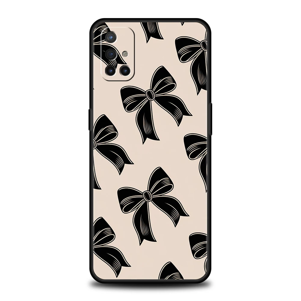 Funda de teléfono para OnePlus 13 12 11 10 9 Pro 9T 13R 12R 10R 9RT 10T 8T 8 Nord 2T CE 2 3 5G N200 N30 funda bonita con lazo de corazón rosa - imagen 4