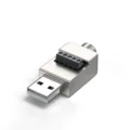 USB solder free male