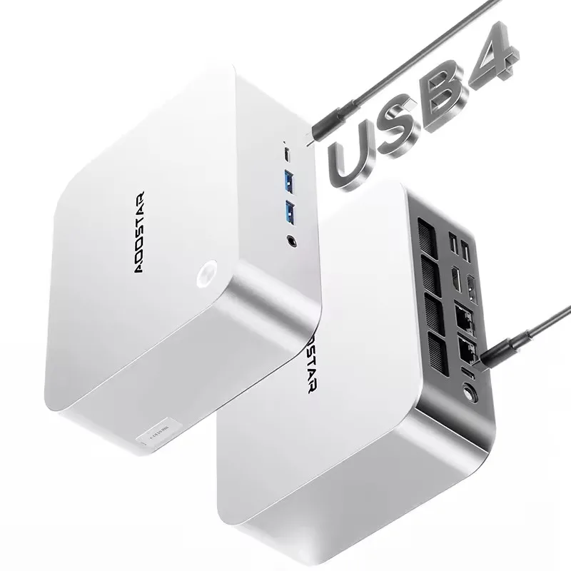 AOOSTAR MACO Mini PC AMD Ryzen 7 H255 Mini PC Windows 11 WiFi 6 USB4 PC para juegos DDR5 5600MHz compatible con 4 pantallas 4K/8K ordenador - imagen 5