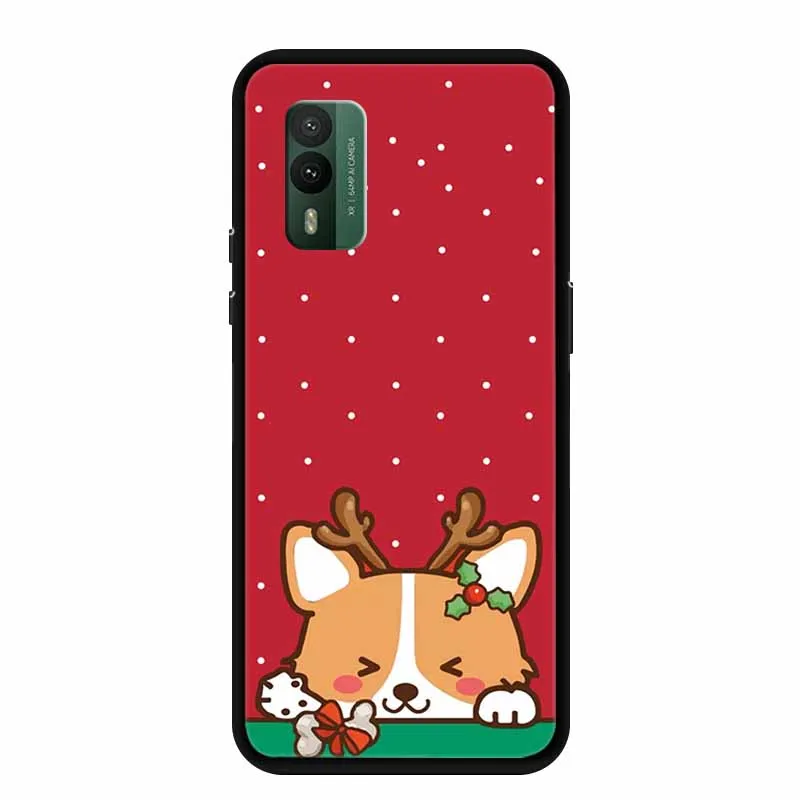 Funda de Navidad para Nokia XR21, XR20, X30, 5G, X100, X10, X20, X6, X5, funda de teléfono de TPU suave, fundas para Nokia X100 - imagen 5