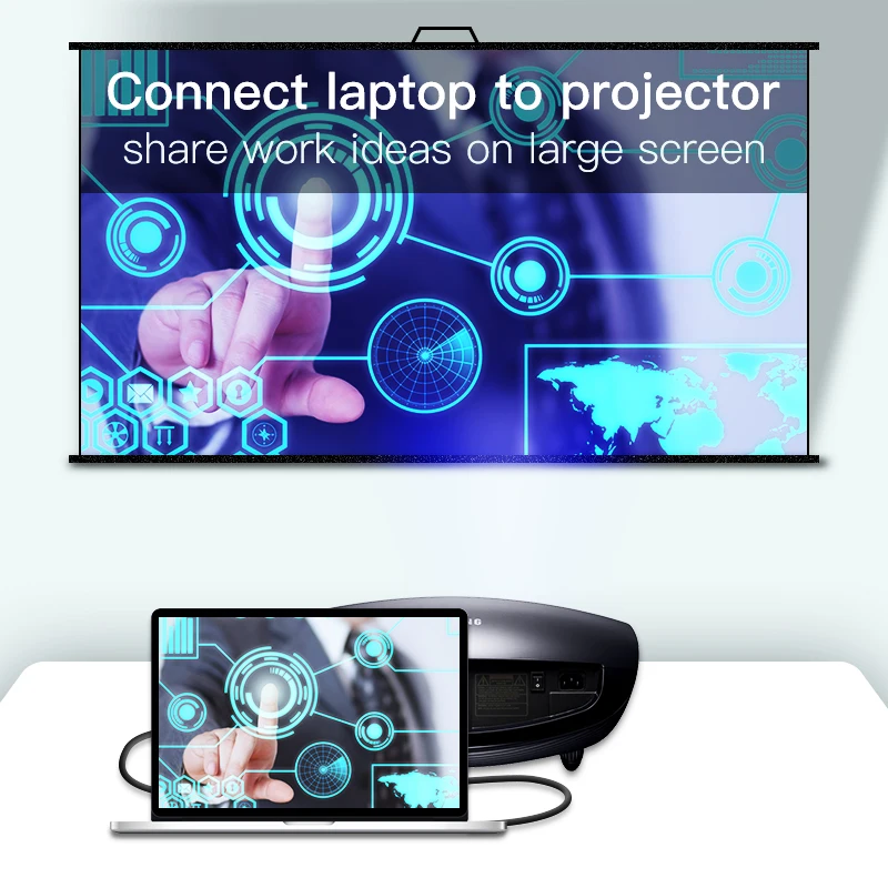 Shuliancable HDMI de alta velocidad macho-macho 2,0 1080P 3D para Apple TV xbox ordenador 1m 1,5m 2m 3m 5m 7,5m 10m - imagen 5