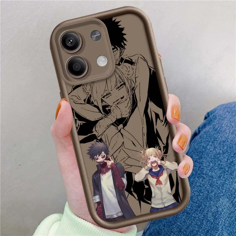 Funda de Anime Dabi y Toga para Redmi Note 14 13 12 11 12R 12R 11T Pro Speed Plus 5G, funda de teléfono con escalera ocular - imagen 2