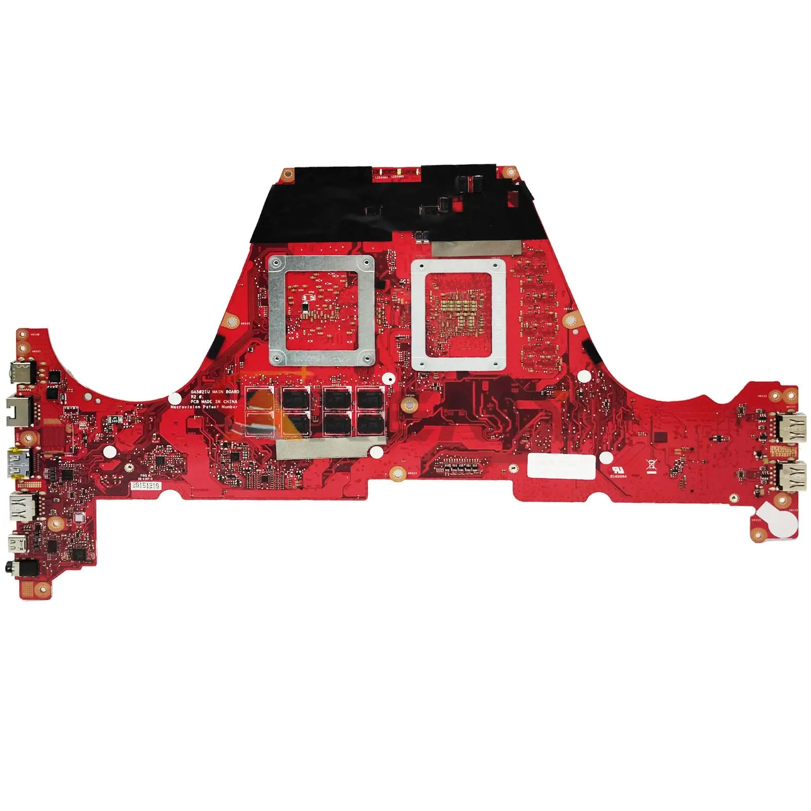Placa base para ordenador portátil para ASUS ROG GA502IU GA502IV GA502 placa base para ordenador portátil GTX1660Ti/RTX2060-6G GPU R5 R7 R9 CPU 8GB - imagen 3