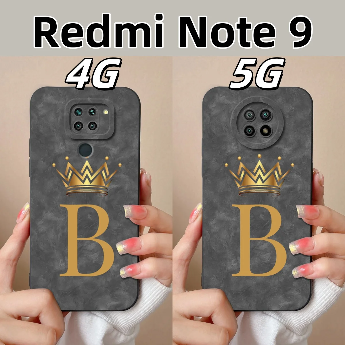Funda para Redmi Note 9 Pro Max, bonitas fundas con letras para Xiaomi Redmi Note9 9Pro 4G 5G, fundas de teléfono de protección completa de silicona suave - imagen 3