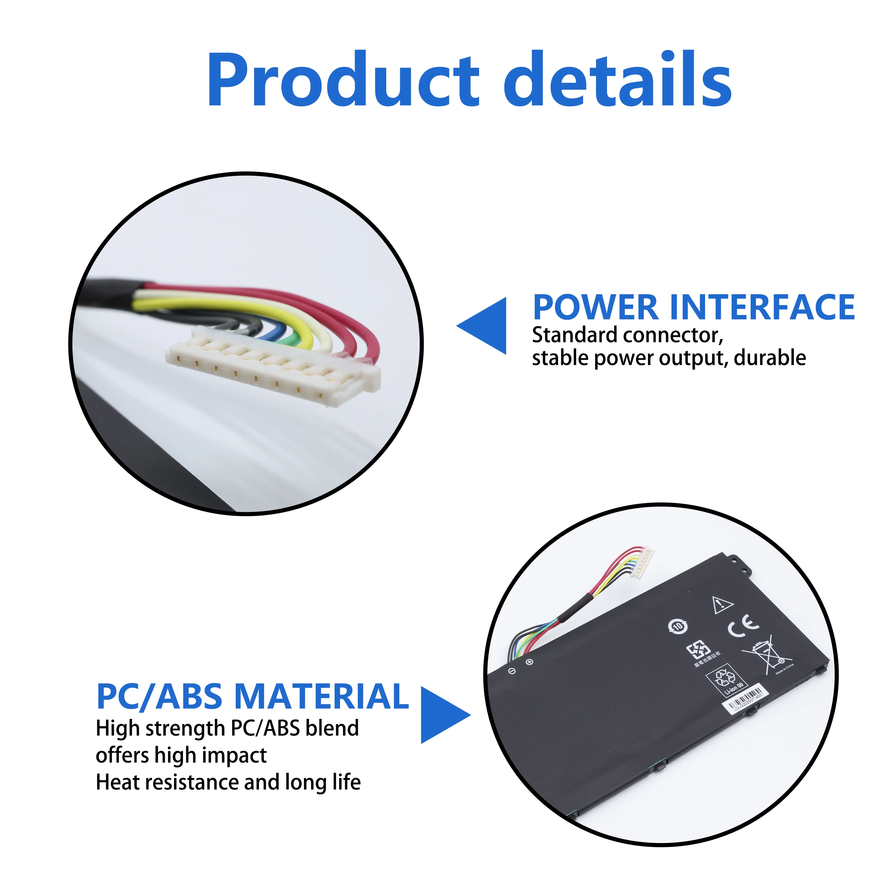 AC14B8K Batería para Acer Nitro 5 AN515-51 AN515-52 AN515-53 Aspire V3-371 V3-111 ES1-111 ES1-512 R3-131T R5-471T R7-371T R7-372T - imagen 4