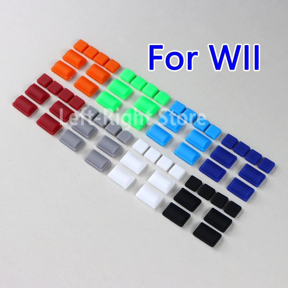 Juego de cubiertas de pies de goma de tornillo de repuesto para consola WII, alta calidad, 10 juegos