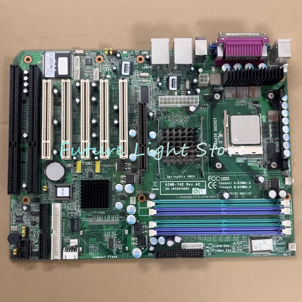 AIMB-742 REV:A1 Placa base de control industrial Dual-NIC AIMB-742E2 - imagen 5