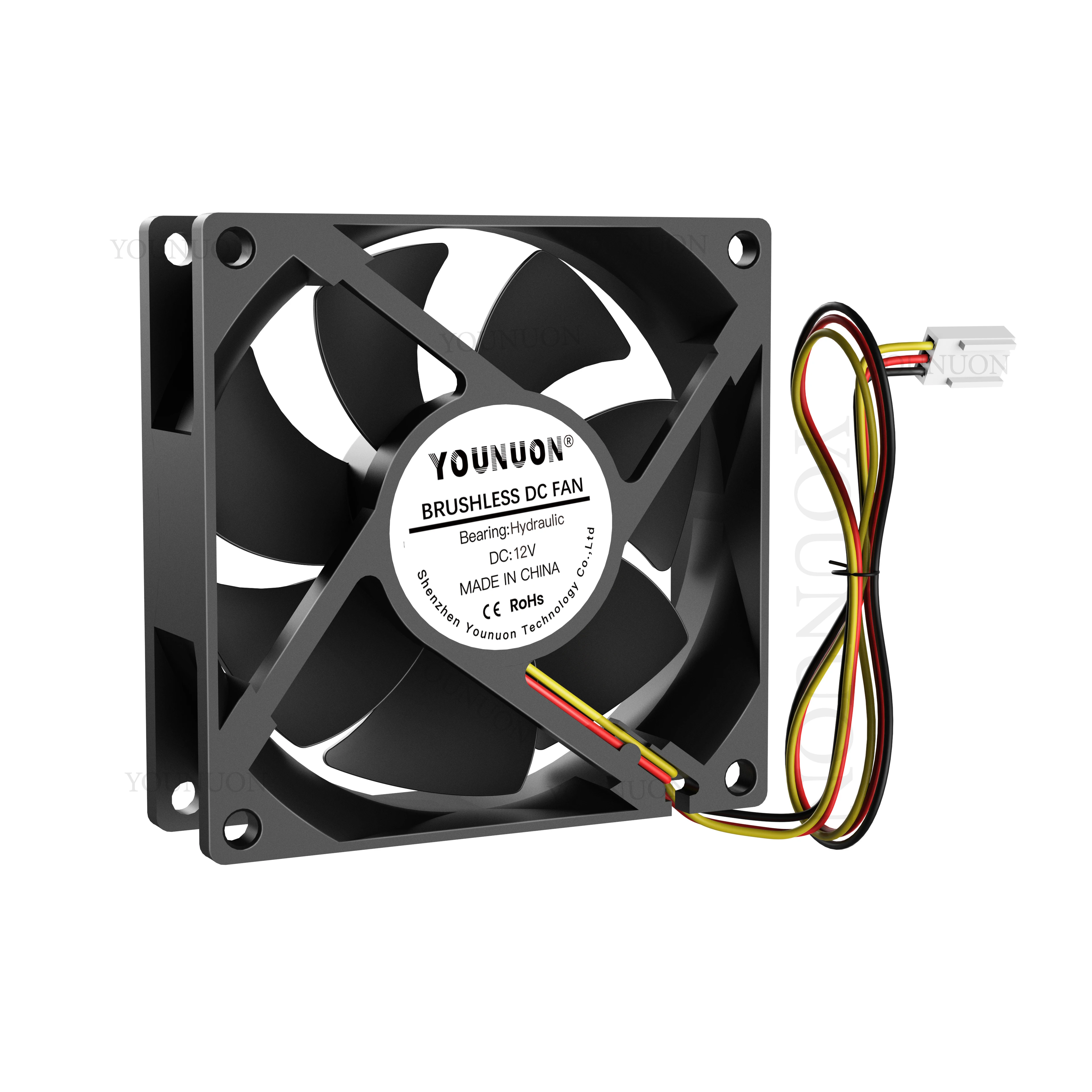 YOUNUON 92MM 9225 92X92X25MM ventilador de refrigeración 5V/12V/24V DC sin escobillas 90mm ventilador enfriador para PC portátil caja de ordenador - imagen 4