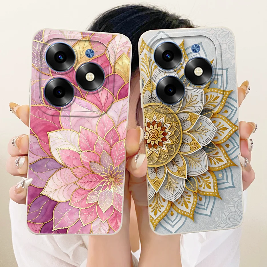 Para Tecno Spark 20 20C funda nueva funda de lujo con dibujos de dulces funda de teléfono suave de TPU para Tecno Spark 20 Pro Plus Spark20 C Fundas bolsas - imagen 2