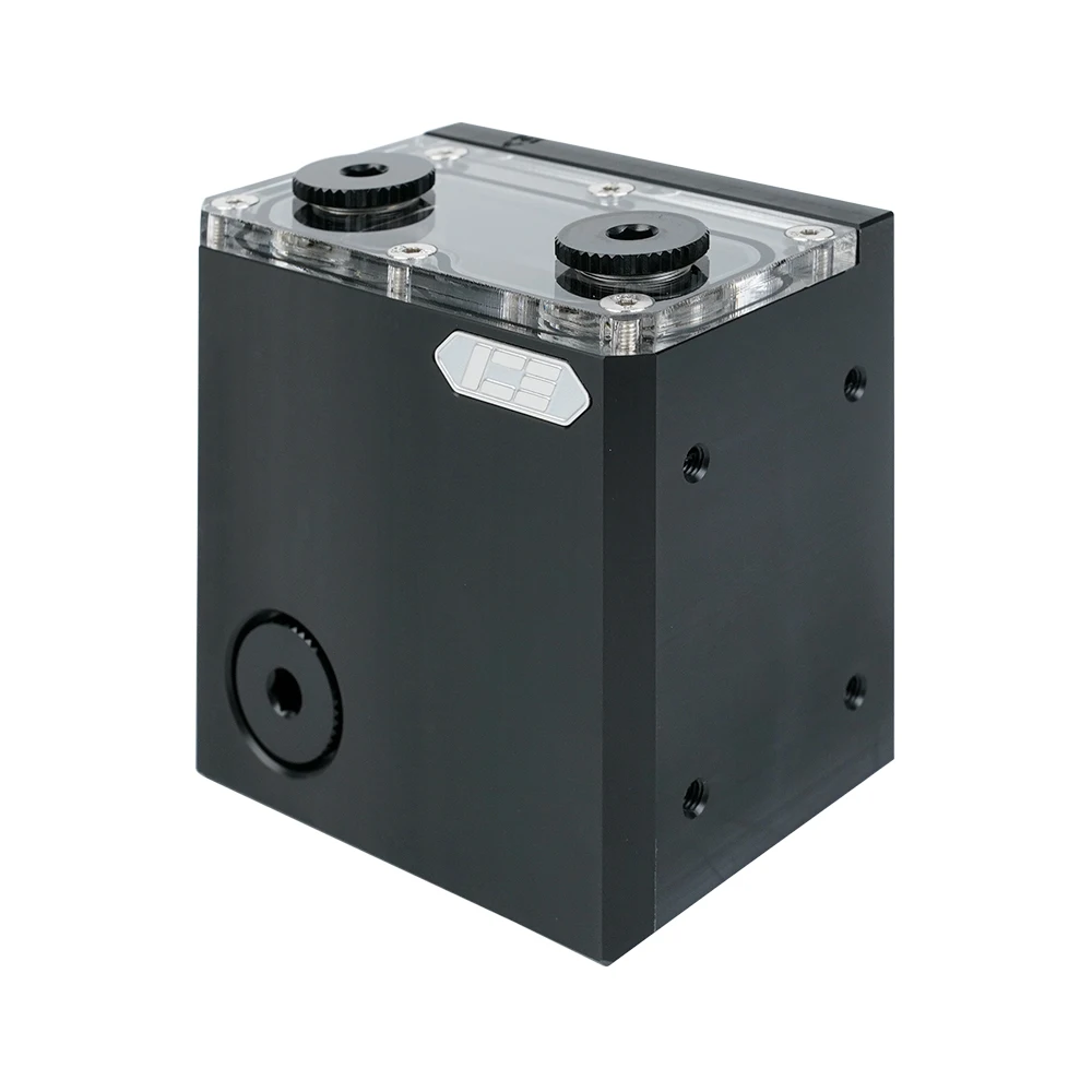 IceManCooler 2U depósito de servidor ampliar bomba D5 pequeño tanque de agua bucles de refrigeración construcción, POM, G1/4 ",ICE-2UD5R - imagen 3