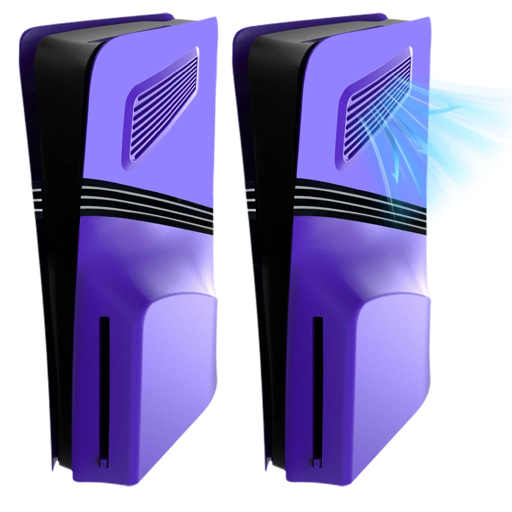 Cubierta de consola frontal, carcasa dura ABS, placas de cubierta a prueba de golpes con ventilación de refrigeración para consola PS5 Pro Disc/Edición Digital - imagen 5